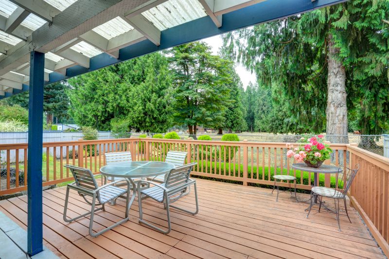 Outdoor Deck with Accessories